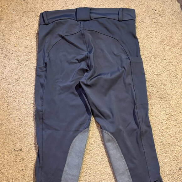 Front Zip Equestrian Riding Tights - Picture 4 of 5